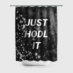 Шторка для ванной CRYPTO - JUST HODL IT Частицы