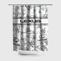 Шторка для ванной LEXUS BIG EMBLEMA PATTERN