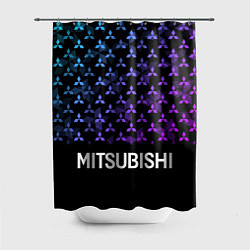 Шторка для душа MITSUBISHI NEON PATTERN, цвет: 3D-принт