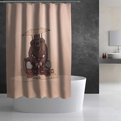 Шторка для душа Торговец Kenshi, цвет: 3D-принт — фото 2