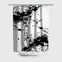 Шторка для душа Токийские мстители Tokyo Revengers logo краска, цвет: 3D-принт