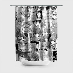 Шторка для душа Toradora pattern, цвет: 3D-принт