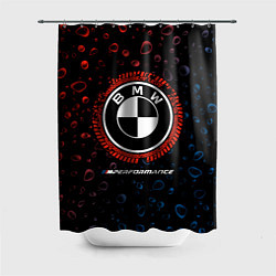 Шторка для душа BMW Капли Дождя, цвет: 3D-принт