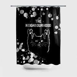 Шторка для душа The Neighbourhood Rock Cat, цвет: 3D-принт