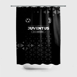 Шторка для душа Juventus Форма Champions, цвет: 3D-принт
