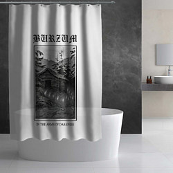 Шторка для душа In the arms of darkness - Burzum, цвет: 3D-принт — фото 2