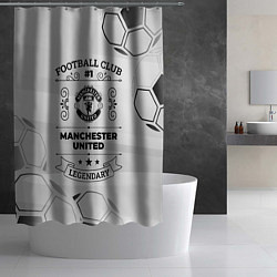 Шторка для душа Manchester United Football Club Number 1 Legendary, цвет: 3D-принт — фото 2