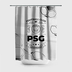 Шторка для душа PSG Football Club Number 1 Legendary, цвет: 3D-принт