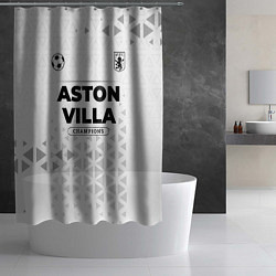 Шторка для душа Aston Villa Champions Униформа, цвет: 3D-принт — фото 2