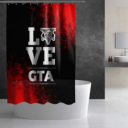 Шторка для душа GTA Love Классика, цвет: 3D-принт — фото 2