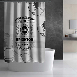 Шторка для душа Brighton Football Club Number 1 Legendary, цвет: 3D-принт — фото 2