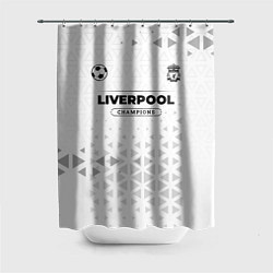 Шторка для душа Liverpool Champions Униформа, цвет: 3D-принт