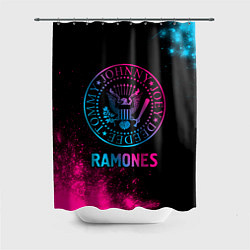 Шторка для ванной Ramones Neon Gradient