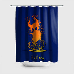 Шторка для душа Hollow Рыцарь в оранжевом градиенте Hollow Knight, цвет: 3D-принт