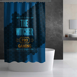Шторка для душа Игра The Witcher: pro gaming, цвет: 3D-принт — фото 2