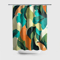 Шторка для ванной Multicoloured camouflage