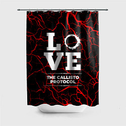 Шторка для ванной The Callisto Protocol love классика