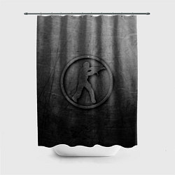 Шторка для ванной Чугунный логотип Counter Strike