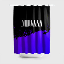 Шторка для ванной Nirvana purple grunge