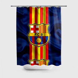 Шторка для душа Фк Барселона Лого, цвет: 3D-принт