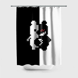 Шторка для душа Monokuma pixel, цвет: 3D-принт