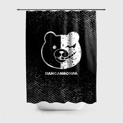 Шторка для ванной Danganronpa с потертостями на темном фоне
