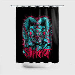 Шторка для душа Slipknot demon, цвет: 3D-принт