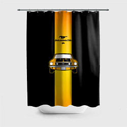 Шторка для душа Авто ford mustang, цвет: 3D-принт