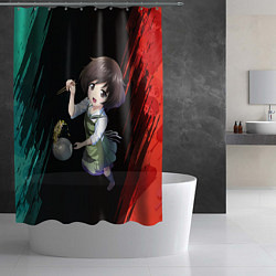 Шторка для душа Юкари Акияма, цвет: 3D-принт — фото 2