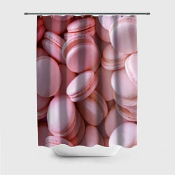Шторка для душа Красные и розовые кексы, цвет: 3D-принт