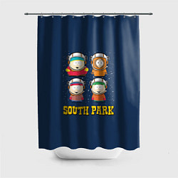 Шторка для ванной South park космонавты