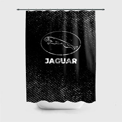 Шторка для ванной Jaguar с потертостями на темном фоне