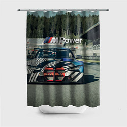 Шторка для душа BMW M Power - Motorsport - Racing team, цвет: 3D-принт