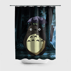 Шторка для ванной Totoro in rain forest