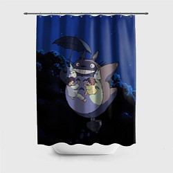 Шторка для ванной Night flight Totoro