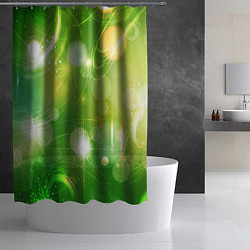 Шторка для душа Свет в отражении, цвет: 3D-принт — фото 2