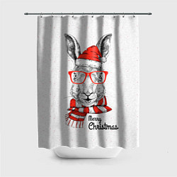 Шторка для ванной Santa Rabbit Merry Christmas!