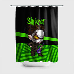 Шторка для ванной Slipknot dark green