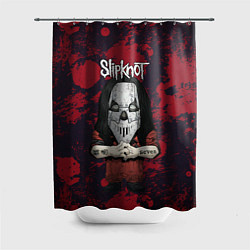 Шторка для душа Slipknot dark red, цвет: 3D-принт