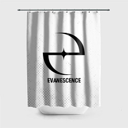 Шторка для ванной Evanescence glitch на светлом фоне