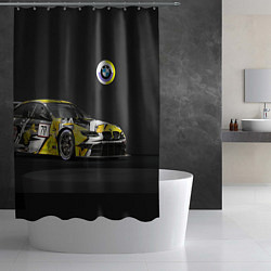 Шторка для душа BMW Motorsport - Racing team, цвет: 3D-принт — фото 2