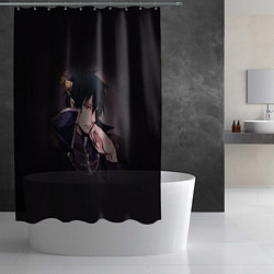 Шторка для душа The Devil Is a Part-Timer, цвет: 3D-принт — фото 2