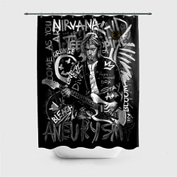 Шторка для душа Nirvana art 2022, цвет: 3D-принт