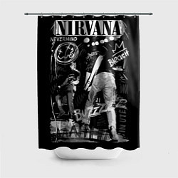Шторка для душа Nirvana Bleach life, цвет: 3D-принт