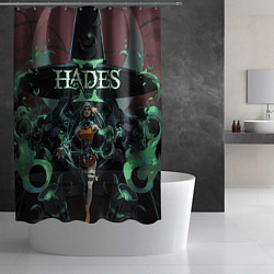 Шторка для душа Мелиноя и Геката hades 2, цвет: 3D-принт — фото 2
