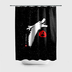 Шторка для душа Dragon Ball дракон и Гоку, цвет: 3D-принт