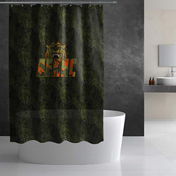 Шторка для душа Денис камуфляж, цвет: 3D-принт — фото 2