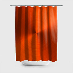 Шторка для ванной Оранжевый волнообразный дисковый узор