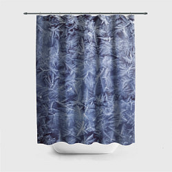 Шторка для душа Текстура снежинок, цвет: 3D-принт