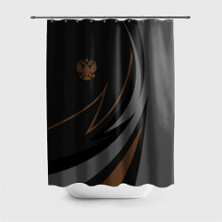 Шторка для ванной Россия герб